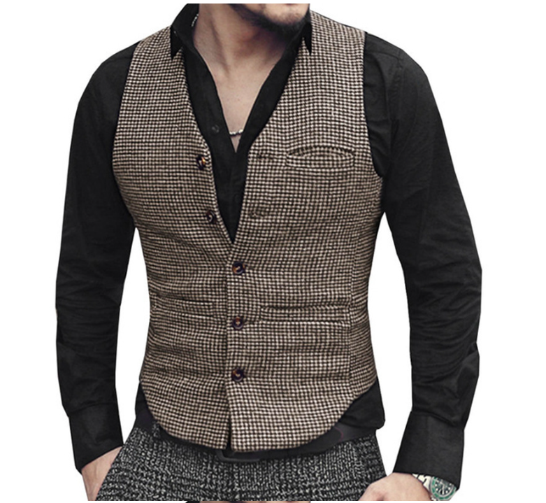 Prestige Heritage Waistcoat™ | Vintage Men's Plaid Vest