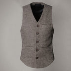 Prestige Heritage Waistcoat™ | Vintage Men's Plaid Vest