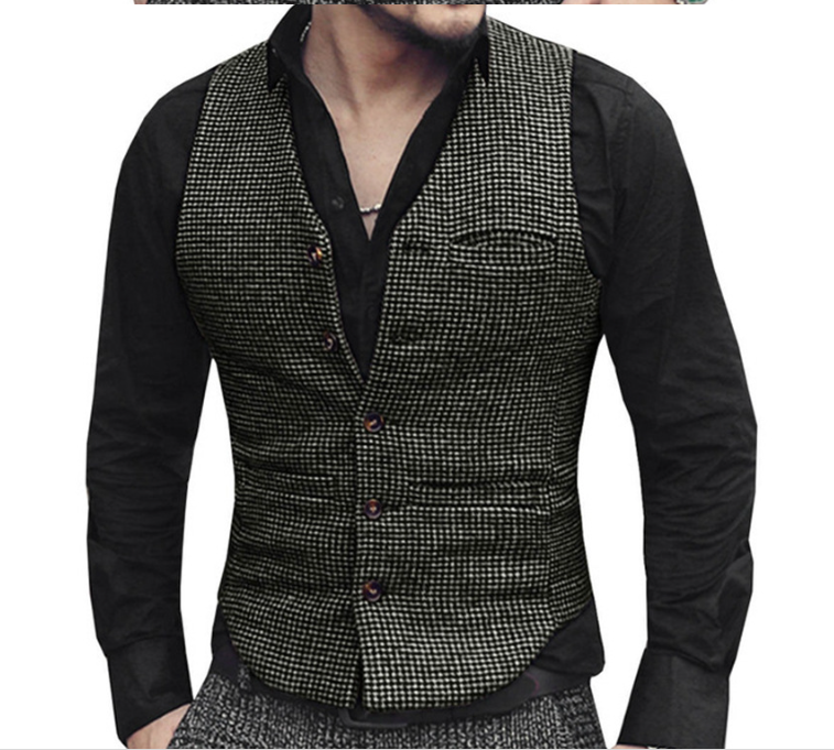 Prestige Heritage Waistcoat™ | Vintage Men's Plaid Vest