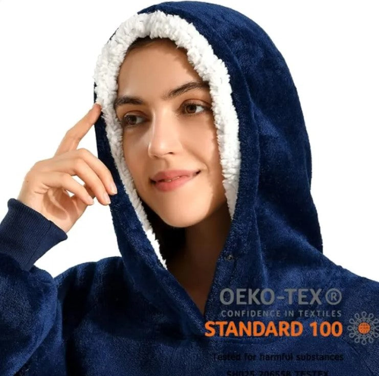 Oversized Wearable Blanket Hoodie